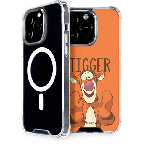 Disney Winnie the Pooh Tigget Portrait iPhone 14 Pro MagSafe Case
