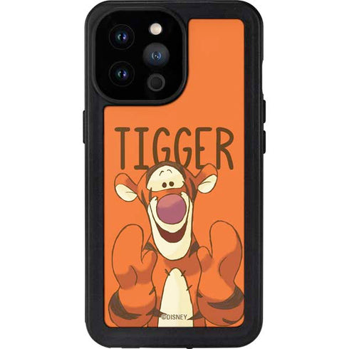 Disney Winnie the Pooh Tigget Portrait iPhone 14 Pro Max Waterproof Case