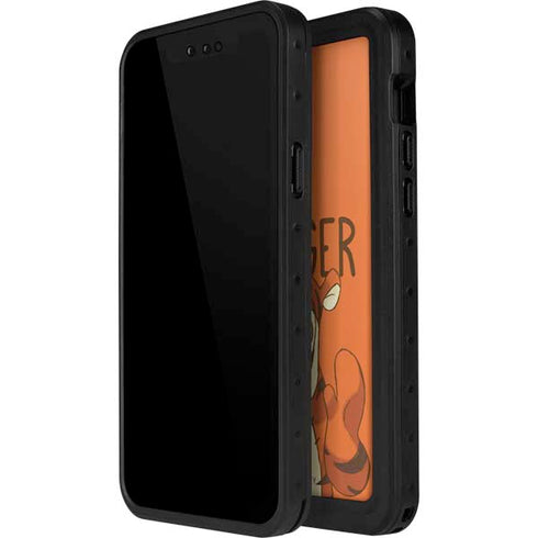 Disney Winnie the Pooh Tigget Portrait iPhone 14 Pro Max Waterproof Case