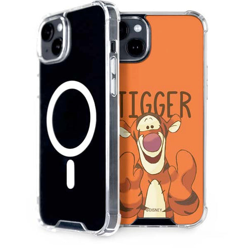 Disney Winnie the Pooh Tigget Portrait iPhone 15 Plus MagSafe Case