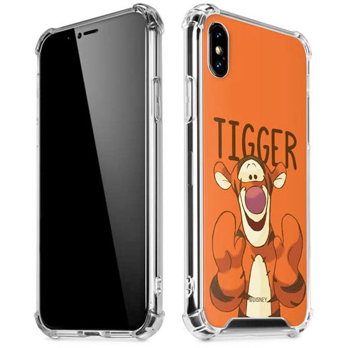Disney Winnie the Pooh Tigget Portrait iPhone XS Max Clear Case