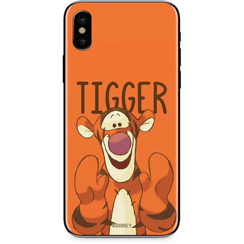 Disney Winnie the Pooh Tigget Portrait iPhone XS Skin