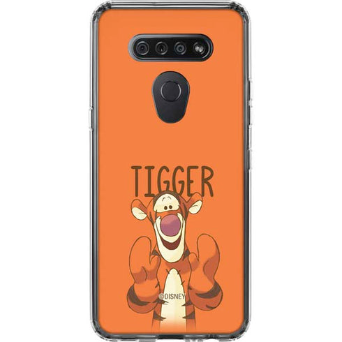 Disney Winnie the Pooh Tigget Portrait LG K51/Q51 Clear Case