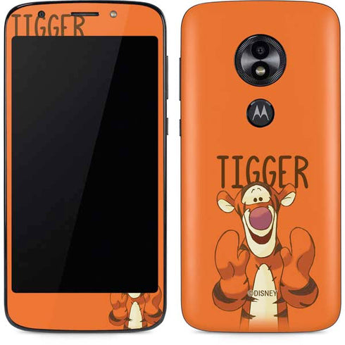 Disney Winnie the Pooh Tigget Portrait Moto E5 Play Skin
