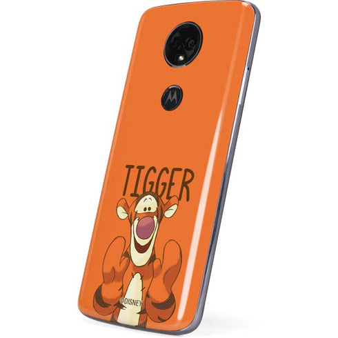 Disney Winnie the Pooh Tigget Portrait Moto E5 Plus Skin