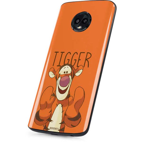 Disney Winnie the Pooh Tigget Portrait Moto G6 Skin