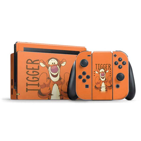 Disney Winnie the Pooh Tigget Portrait Nintendo Switch Bundle Skin