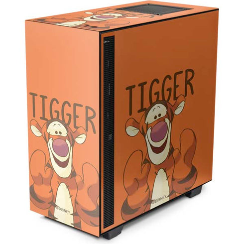 Disney Winnie the Pooh Tigget Portrait NZXT H510 Compact ATX Mid-Tower Case Skin
