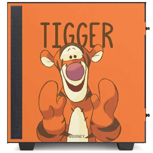 Disney Winnie the Pooh Tigget Portrait NZXT H510 Compact ATX Mid-Tower Case Skin