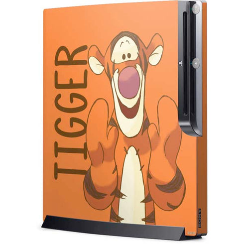 Disney Winnie the Pooh Tigget Portrait Playstation 3 & PS3 Slim Skin