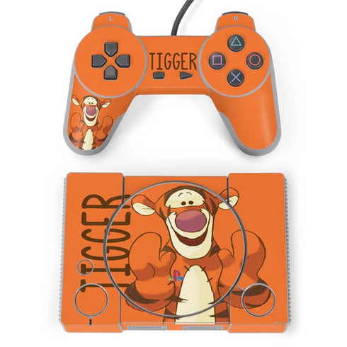 Disney Winnie the Pooh Tigget Portrait PlayStation Classic Bundle Skin