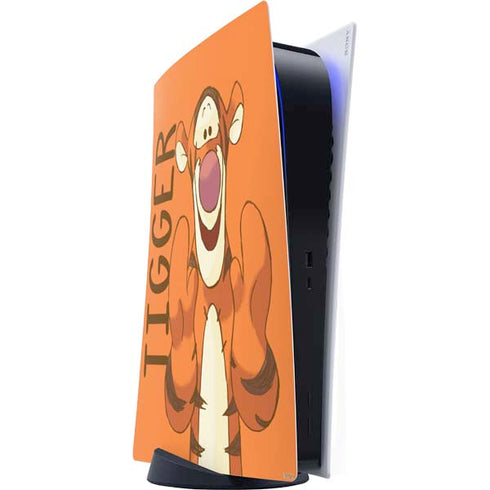 Disney Winnie the Pooh Tigget Portrait PS5 Digital Edition Console Skin