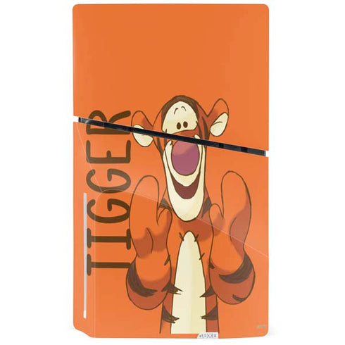 Disney Winnie the Pooh Tigget Portrait PS5 Slim Disk Bundle Skin
