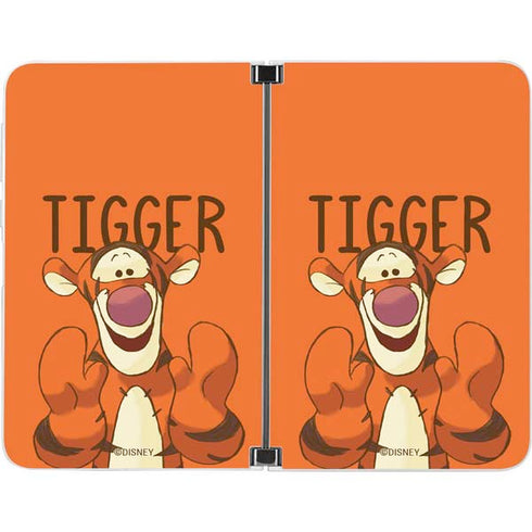 Disney Winnie the Pooh Tigget Portrait Surface Duo Skin