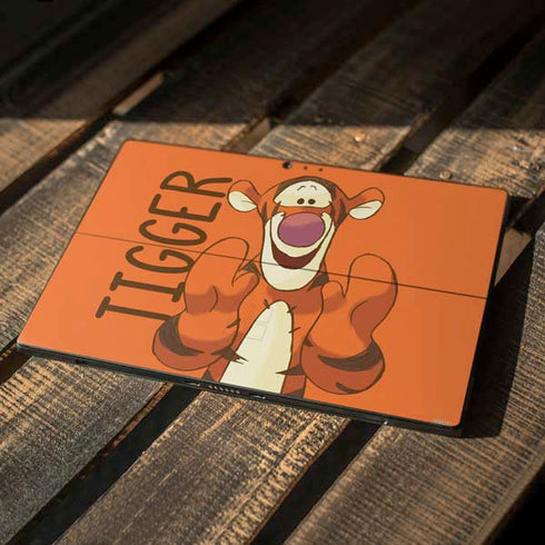 Disney Winnie the Pooh Tigget Portrait Surface Pro 6 Skin