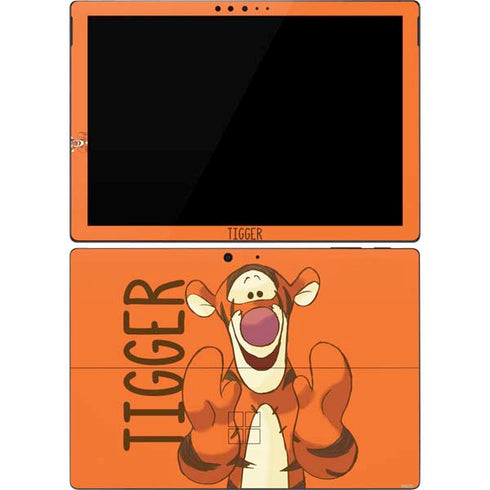 Disney Winnie the Pooh Tigget Portrait Surface Pro 7 Skin