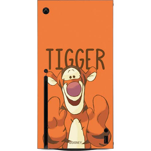 Disney Winnie the Pooh Tigget Portrait Xbox Series X Console Skin
