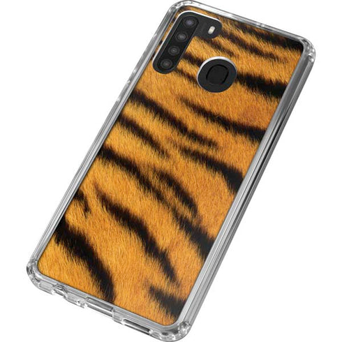Tigress Animal Print Galaxy A21 Clear Case