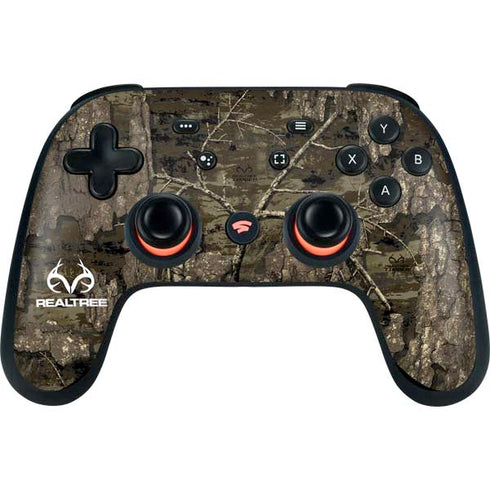 RealTree Timber Camo Google Stadia Controller Skin