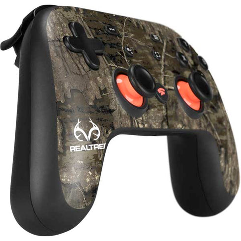 RealTree Timber Camo Google Stadia Controller Skin
