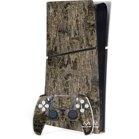 RealTree Timber Camo PS5 Slim Digital Edition Console Skin