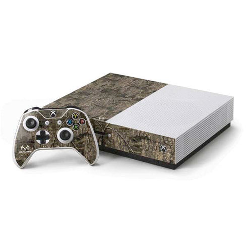 RealTree Timber Camo Xbox One S Console and Controller Bundle Skin