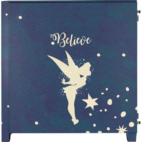 Disney Tinker Bell Believe Corsair 4000D Tempered Glass Mid-Tower ATX Case Skin