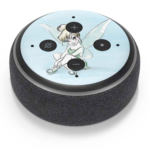Disney Tinker Bell Sketch Art Amazon Echo Dot Skin