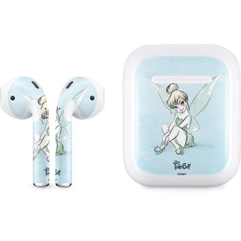 Disney Tinker Bell Sketch Art Apple AirPods Skin