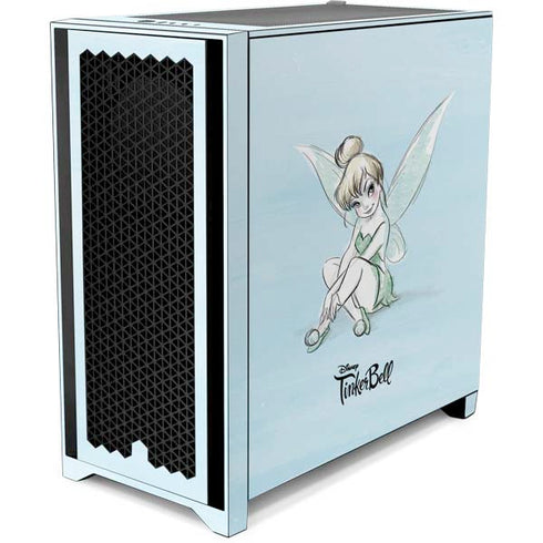 Disney Tinker Bell Sketch Art Corsair 4000D Tempered Glass Mid-Tower ATX Case Skin