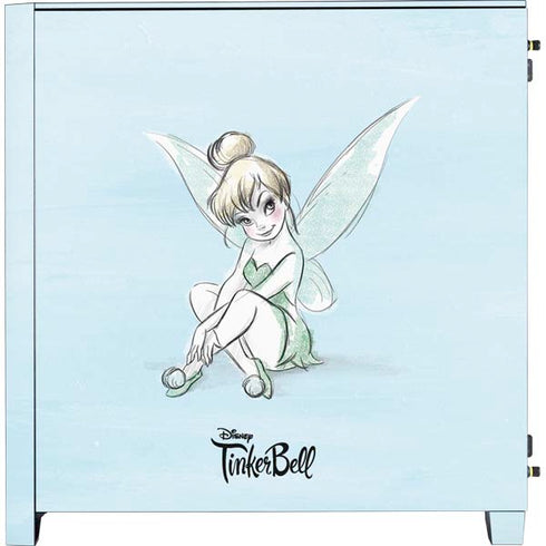 Disney Tinker Bell Sketch Art Corsair 4000D Tempered Glass Mid-Tower ATX Case Skin