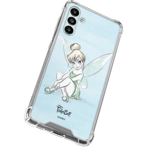 Disney Tinker Bell Sketch Art Galaxy A13 5G Clear Case