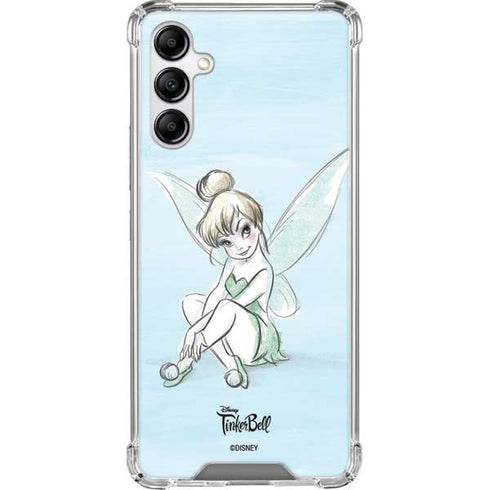 Disney Tinker Bell Sketch Art Galaxy A14 5G Clear Case