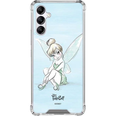 Disney Tinker Bell Sketch Art Galaxy A15 5G Clear Case