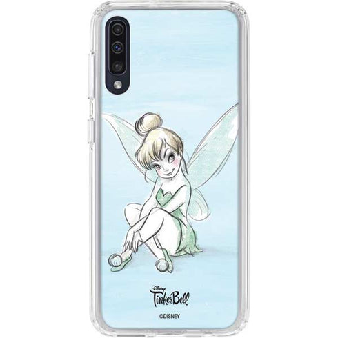 Disney Tinker Bell Sketch Art Galaxy A50 Clear Case