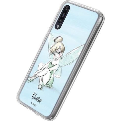 Disney Tinker Bell Sketch Art Galaxy A50 Clear Case