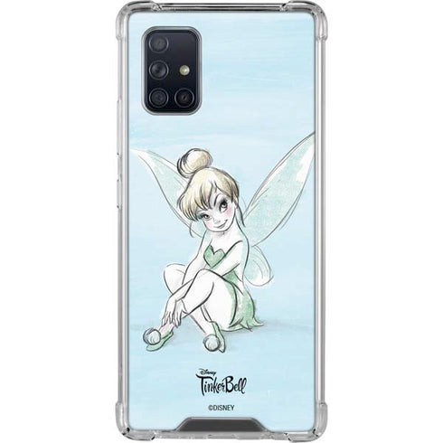Disney Tinker Bell Sketch Art Galaxy A71 5G Clear Case