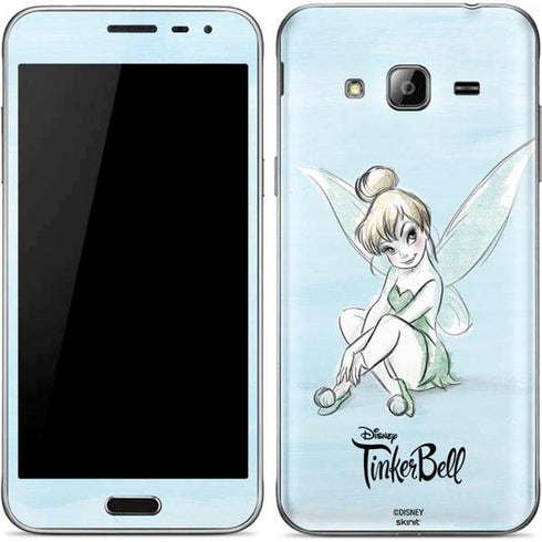 Disney Tinker Bell Sketch Art Galaxy J3 Skin
