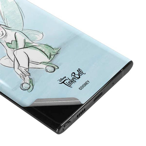 Disney Tinker Bell Sketch Art Galaxy Note 10 Plus Skin