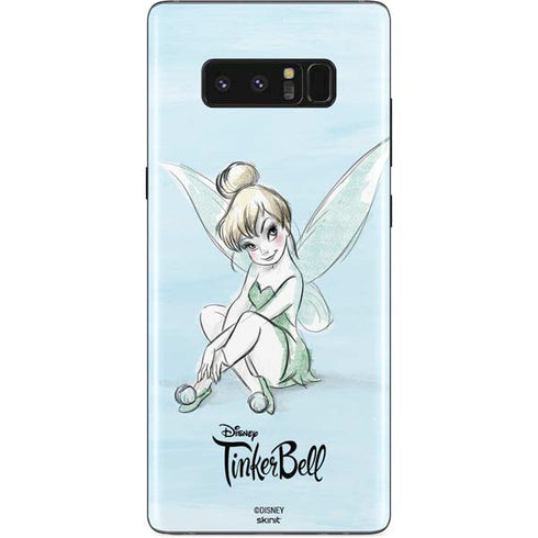 Disney Tinker Bell Sketch Art Galaxy Note 8 Skin