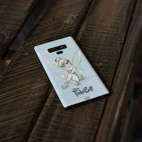 Disney Tinker Bell Sketch Art Galaxy Note 9 Skin