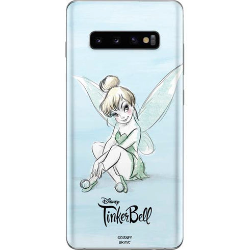 Disney Tinker Bell Sketch Art Galaxy S10 Plus Skin