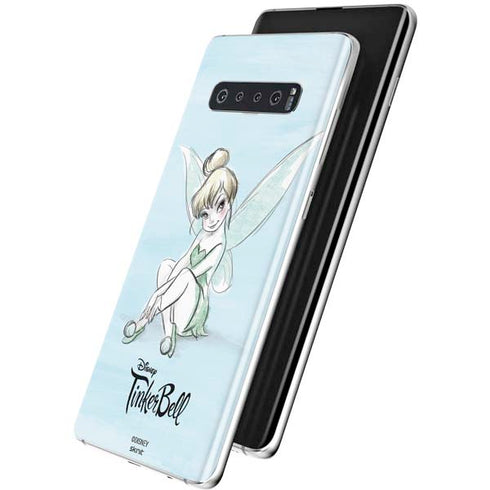 Disney Tinker Bell Sketch Art Galaxy S10 Plus Skin
