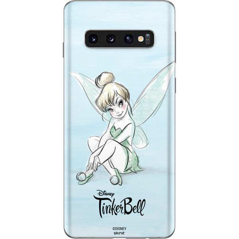 Disney Tinker Bell Sketch Art Galaxy S10 Skin