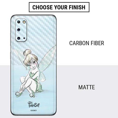 Disney Tinker Bell Sketch Art Galaxy S20 Skin