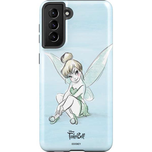 Disney Tinker Bell Sketch Art Galaxy S21 FE Pro Case