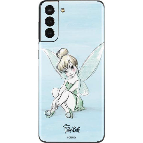 Disney Tinker Bell Sketch Art Galaxy S21 Plus 5G Skin