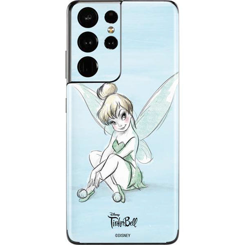 Disney Tinker Bell Sketch Art Galaxy S21 Ultra 5G Skin
