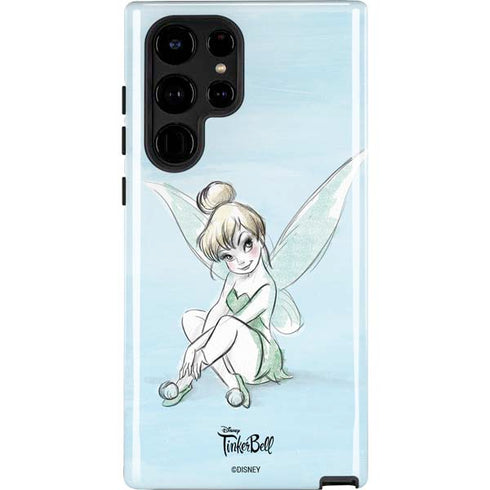 Disney Tinker Bell Sketch Art Galaxy S22 Ultra Pro Case