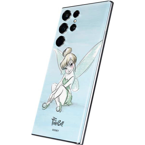 Disney Tinker Bell Sketch Art Galaxy S22 Ultra Skin